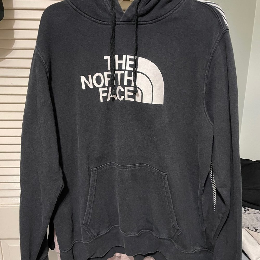 The North Face black and white Mens Hoodie